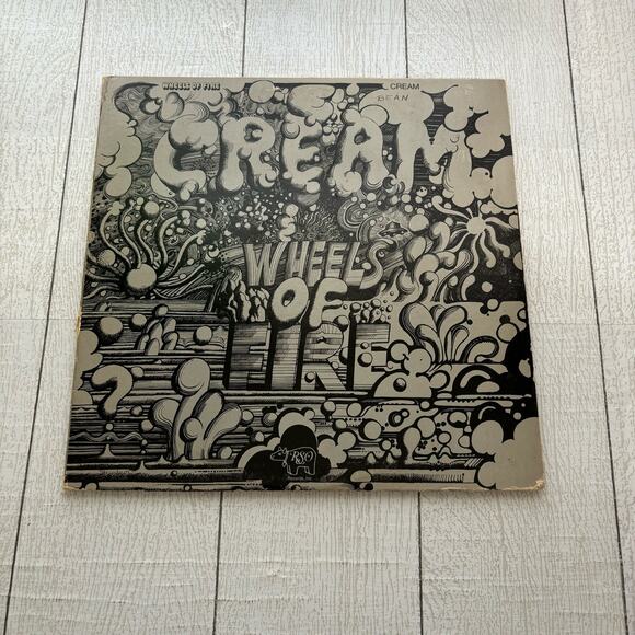 Vintage Cream Wheels Of Fire RSO Records Album - Picture 1 of 5
